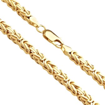 925 Sterling Silver Solid Byzantine Chain