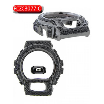 CUSTOM CASIO G-SHOCK BEZEL met 5.0CT Swarovski Steentjes