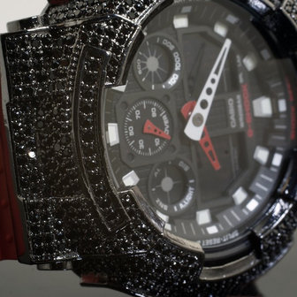 CUSTOM CASIO G-SHOCK WATCH 5.00CT SWAROVSKI