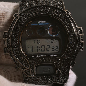 CUSTOM CASIO G-SHOCK WATCH 5.00CT SWAROVSKI