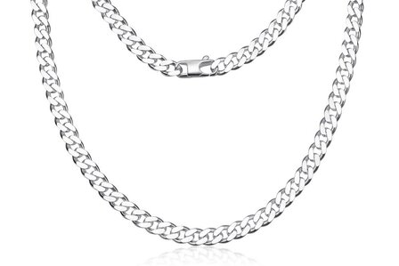 925 Silver Cuban Link Chain 8.0 MM