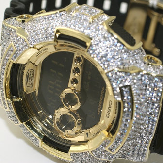 CUSTOM CASIO G-SHOCK WATCH 5.00CT SWAROVSKI