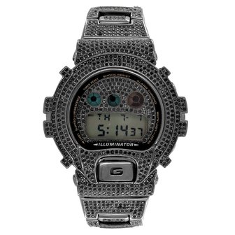 Casio G Shock DW6900 Black Swarovski Edition Cloxstar