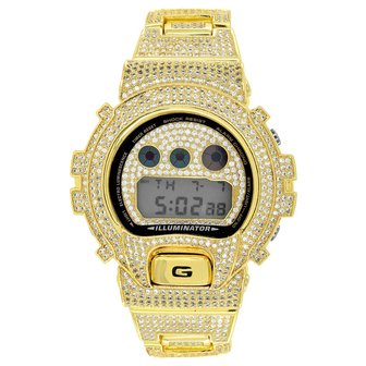 CUSTOM CASIO G-SHOCK WATCH 12.00CT SWAROVSKI