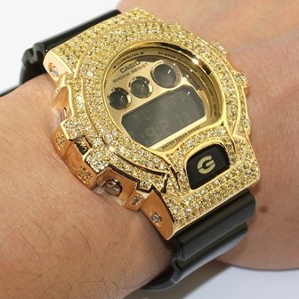 CUSTOM CASIO G-SHOCK WATCH 5.00CT SWAROVSKI