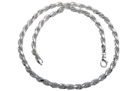 925 Silver Rope Chain 6.5 MM