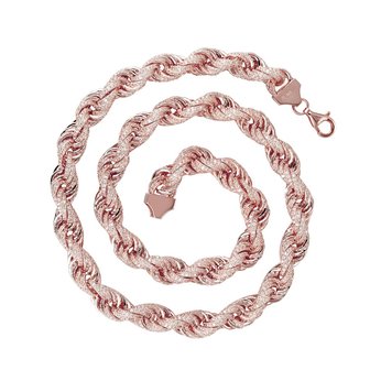 925 Zilveren Iced Out Rope Chain