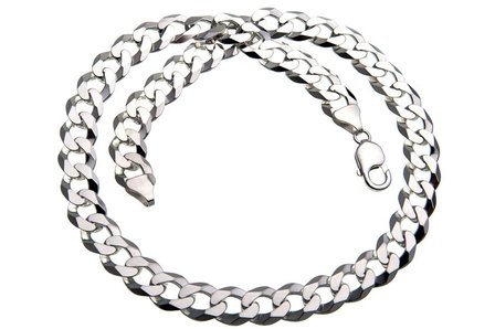 925 Zilveren Gourmet Ketting 12.0 MM