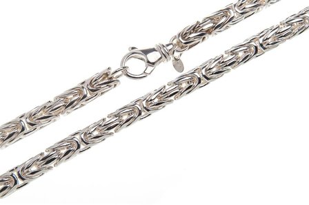 925 Silver Byzantine Chain Round 8.0 MM