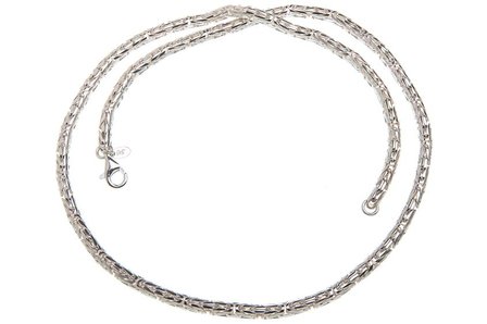 925 Silver Byzantine Chain Round 4.0 MM