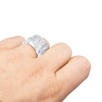 925 Silver Iced Out Ring - King Bling