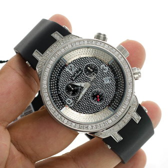 Joe Rodeo Diamanten Horloge - Master Zilver 2.65 ct
