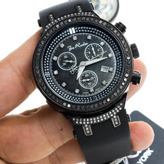Joe Rodeo Diamond Watch - Master Black 2.65 ct