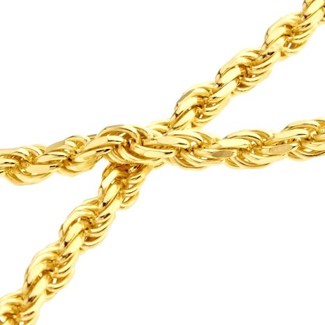 925 Zilveren Rope Chain 4 MM