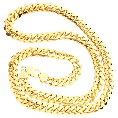 925 Zilveren Miami Cuban Chain 10 MM