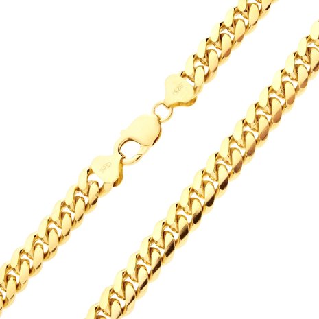 925 Zilveren Miami Cuban Chain 10 MM