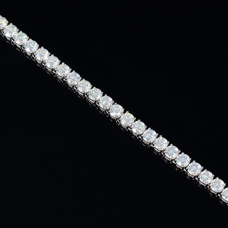 925 STERLING SILVER VVS MOISSANITE TENNIS CHAIN