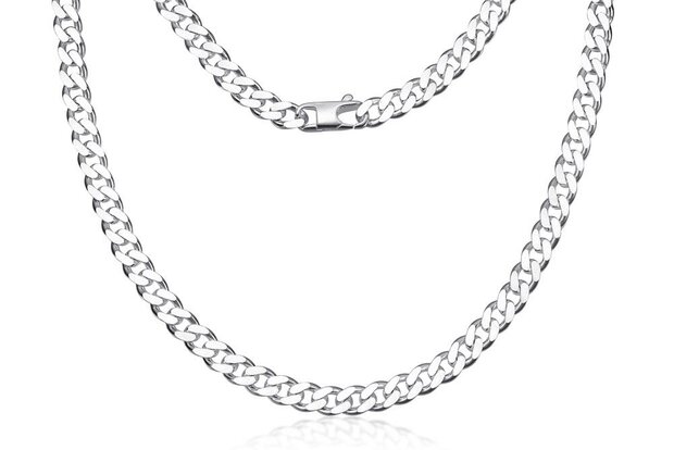 925 Silver Cuban Link Chain 8.0 MM