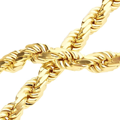 925 Zilveren Rope Chain 8 MM