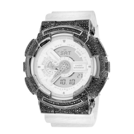 CUSTOM CASIO G-SHOCK WATCH 5.00CT SWAROVSKI