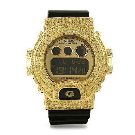 CUSTOM CASIO G-SHOCK WATCH 5.00CT SWAROVSKI