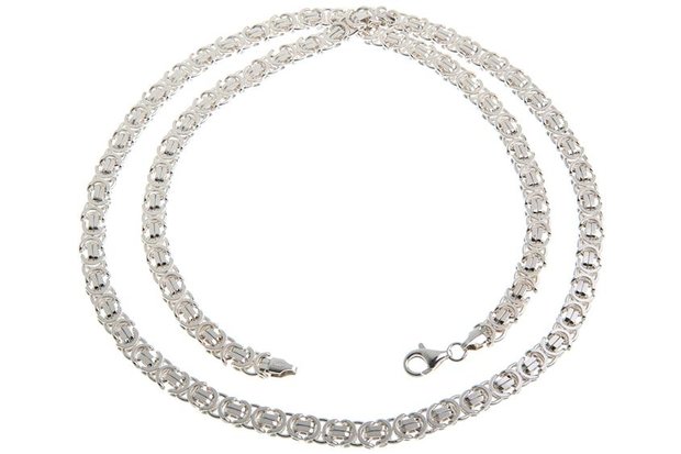 925 Silver Byzantine Chain Flat 6.0 MM