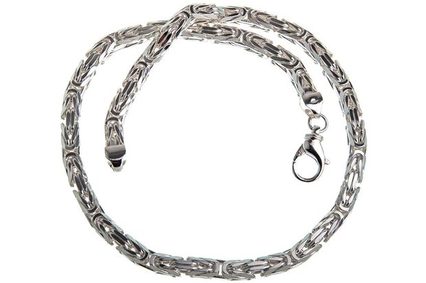 925 Silver Byzantine Chain Square 10.0 MM