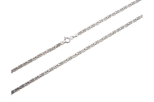 925 Silver Byzantine Chain Square 2.5 MM