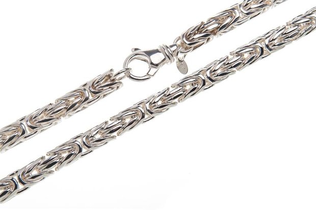 Oceanië Lijken Springplank 925 Zilveren Koningsketting Rond 8.0 MM - Cloxstar.com - Luxury Jewelry &  Watches