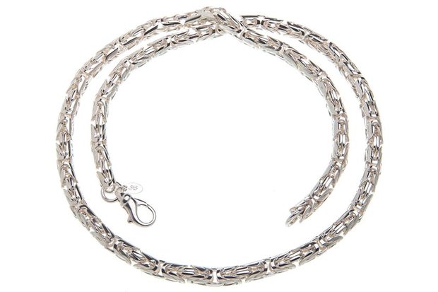 925 Silver Byzantine Chain Round 6.0 MM