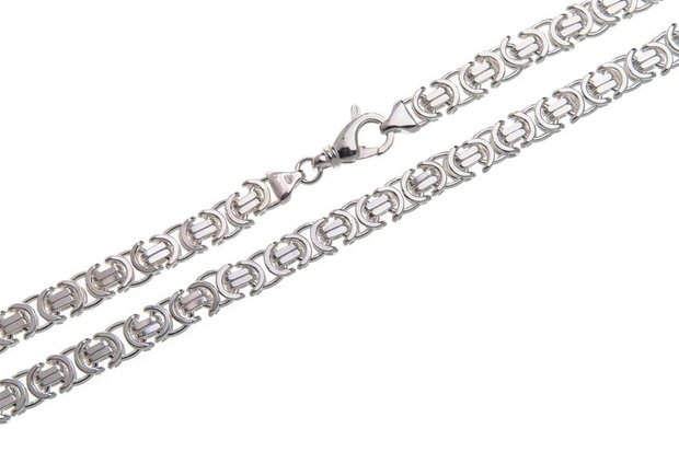 925 Silver Byzantine Chain Flat 6.0 MM