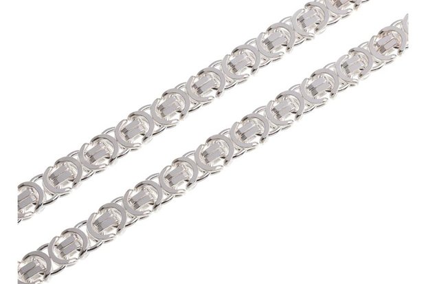 925 Silver Byzantine Chain Flat 9.0 MM