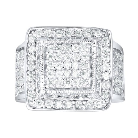 925 Silver Iced Out Ring - King Bling