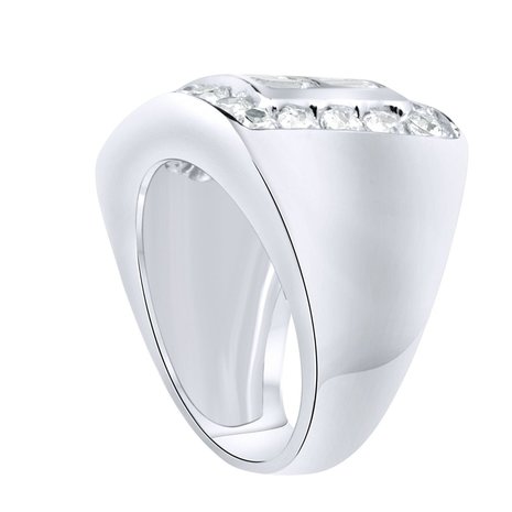 925 Zilveren Iced Out Ring - State