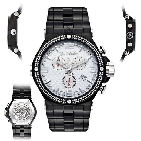 Joe Rodeo Diamond Watch - Phantom Black 2.25 ct