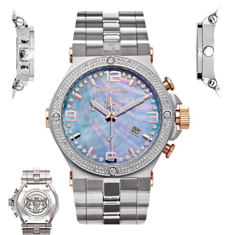 Joe Rodeo Diamond Watch - Phantom Silver 2.25 ct