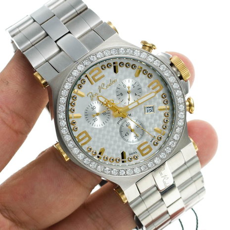 Joe Rodeo Diamond Watch - Phantom Silver 3.25 ct