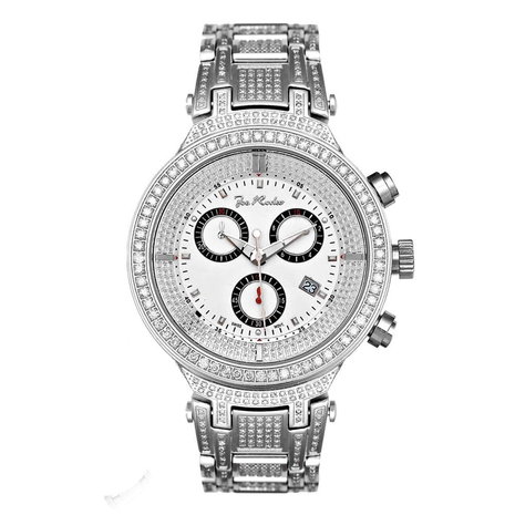 Joe Rodeo Diamond Watch - Master Silver 7.35 ct