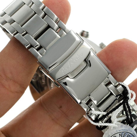 Joe Rodeo Diamond Watch - Master Silver 5.2 ct