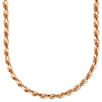 925 Zilveren Rope Chain 4 MM