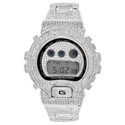 CUSTOM CASIO G-SHOCK WATCH 12.00CT SWAROVSKI