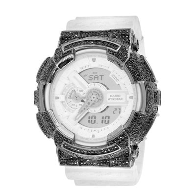 CUSTOM CASIO G-SHOCK WATCH 5.00CT SWAROVSKI