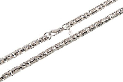 925 Silver Byzantine Chain Round 6.0 MM