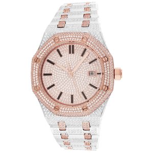 swarovski iced out watch
